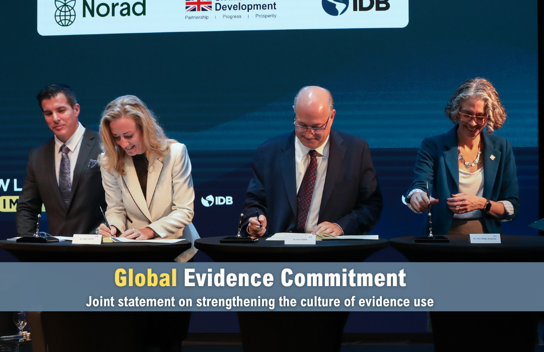 Global Evidence Commitment signing ceremony