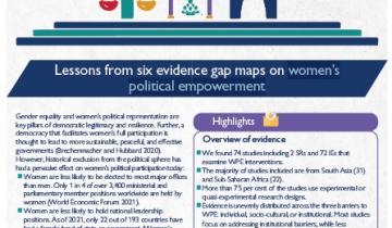 Evidence gap map