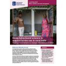 Using behavioural science to support latrine use in rural India: findings from behaviour change interventions in Bihar