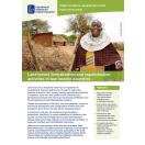 Land tenure formalization and regularization activities in low-income countries